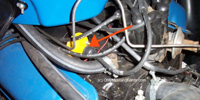 1964.5 ford ignition coil placement