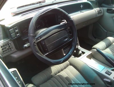 1993mustang interior blue