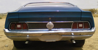 1972 mach 1 honeycomb rear panel