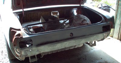 quarter panel body work and shaping